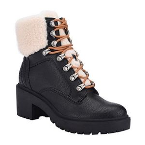 Indigo Rd. Womens Mallory-J Block Heel Booties in black